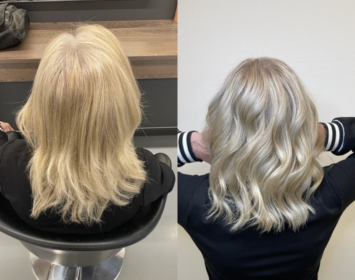 Vorher-Nachher Ergebnis bei Marina Le Coiffeur